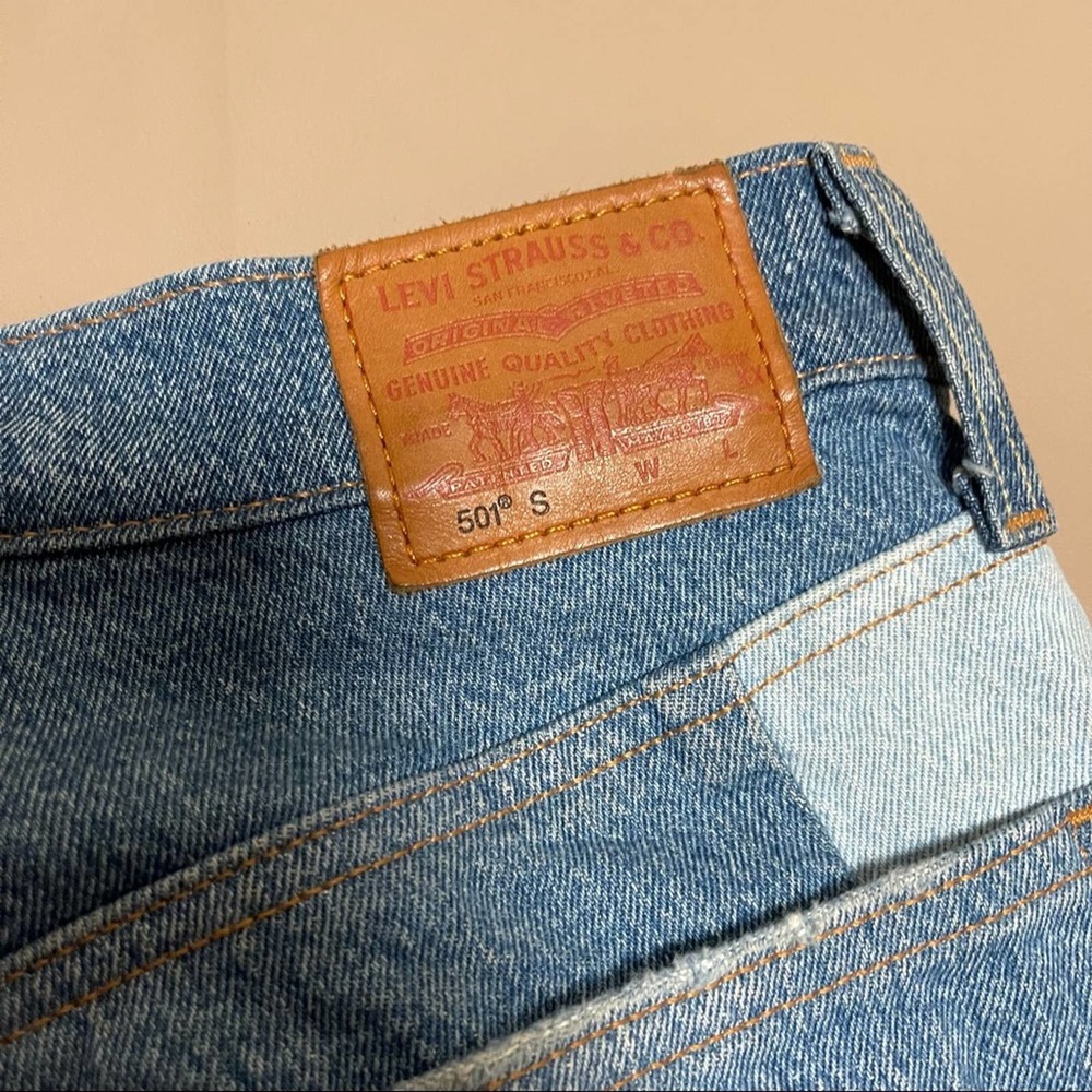 Levi’s 501 Patches Button fly slim straight Jeans - Picture 12 of 12